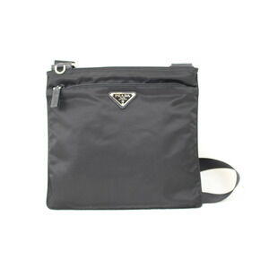 PRADA VELA Shoulder Bag Crossbody Black